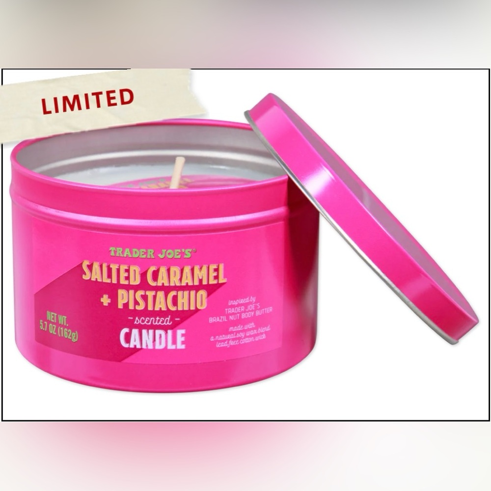Trader Joe’s Salted Caramel and Pistachio Candle